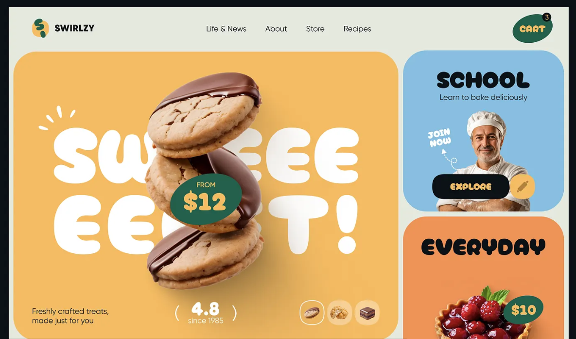 Swirlzy - Premium Bakery